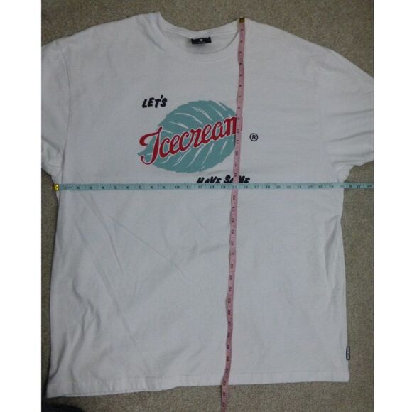 Ice Cream White T-Shirt "Lets Have Some Ice Cream" - Picture 6 of 8